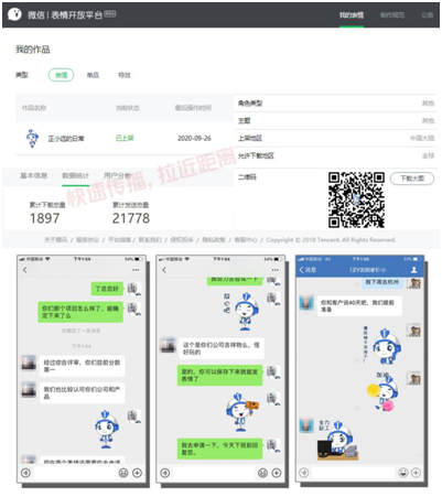 微信表情 后臺(tái)數(shù)據(jù)截圖美化 1(1)